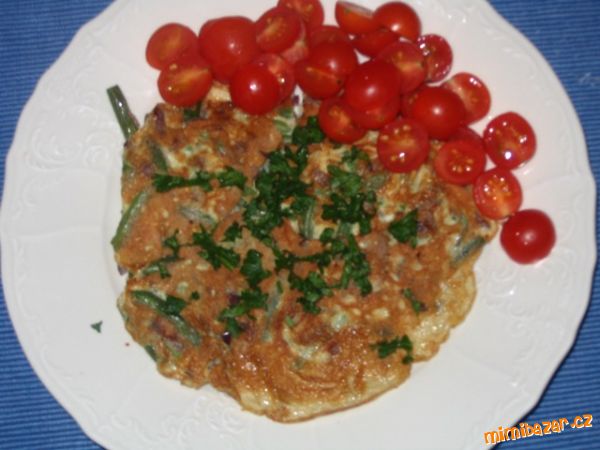 Omeleta s fazolkami