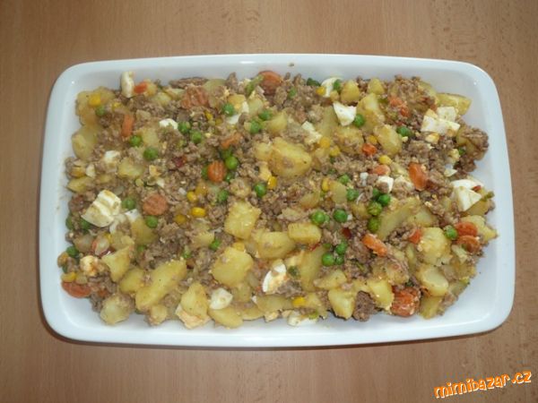 Francouzské brambory s mletým masem