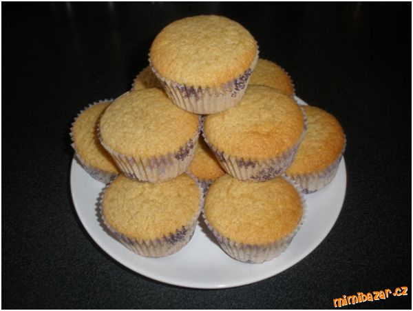 Citrónové muffiny se špaldovou moukou a zázvorem