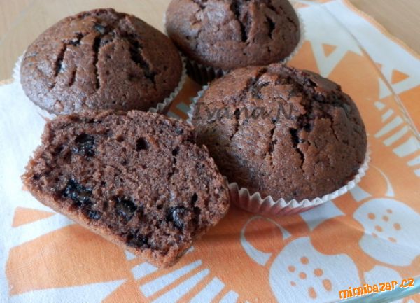 Čokoládové muffiny