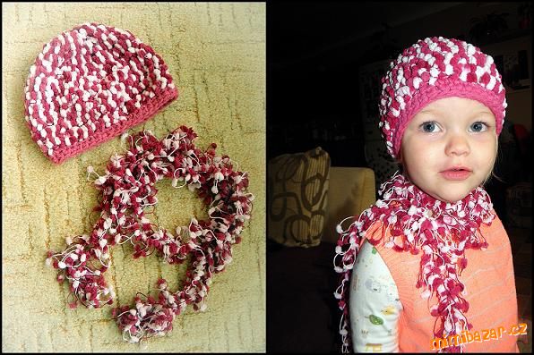 Čepička z bambulkové příze