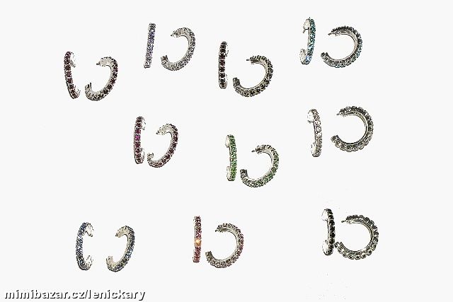 Náušničky - kruhy - 1, 5 cm