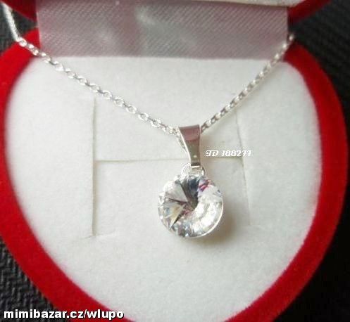 STŘÍBRNÝ PŘÍVĚSEK - KÁMEN PRECIOSA-SKLADEM