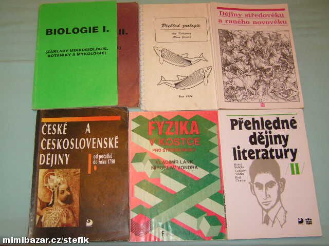 Obrázek k inzerátu: biologie, zoologie, fyzika, literatura, dějiny...