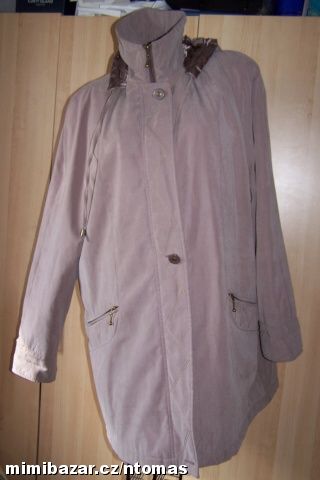 Hnědavý kabát / bunda Bonmarché V.XL - XXL