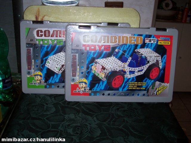 Velká kovová stavebnice v kufříku