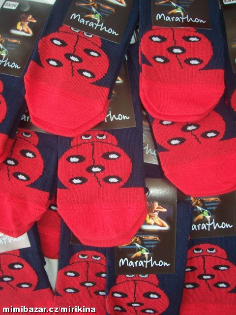 Beruškové ponožky-vel.23-26