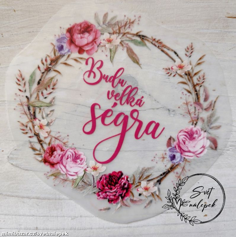 ♥.¸¸.✶*¨`*✶ nažehlovačka budu ségra ♥.¸¸.✶*¨*✶
