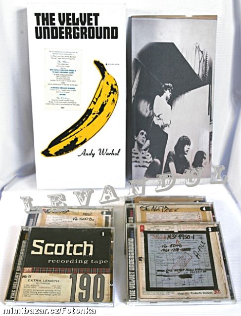 THE VELVET UNDERGROUND komplet 5 CD + kniha