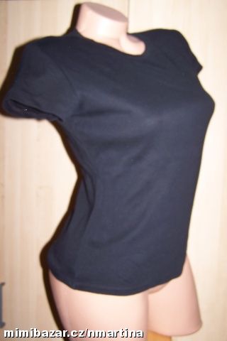 M + S černé triko V. 40