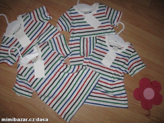 tričko triko H&M SKLADEM VEL 62:68 VÍCE KS !