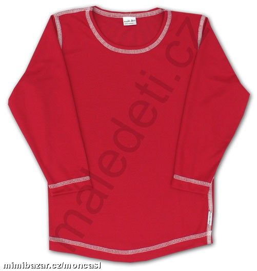 Termotričko s dlouhým rukávem červené