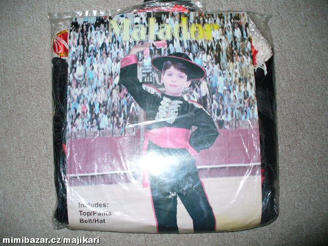 Karnevalový kostým Matador vel.7-8let