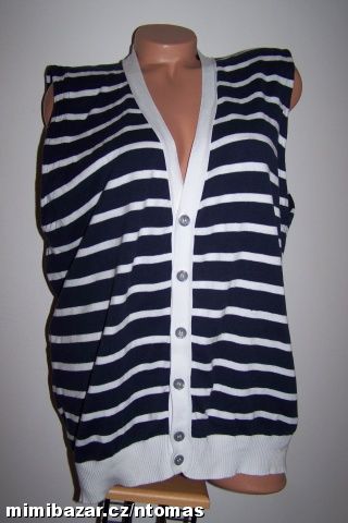 pruhovaná pánská vesta Cedarwood state V. XL