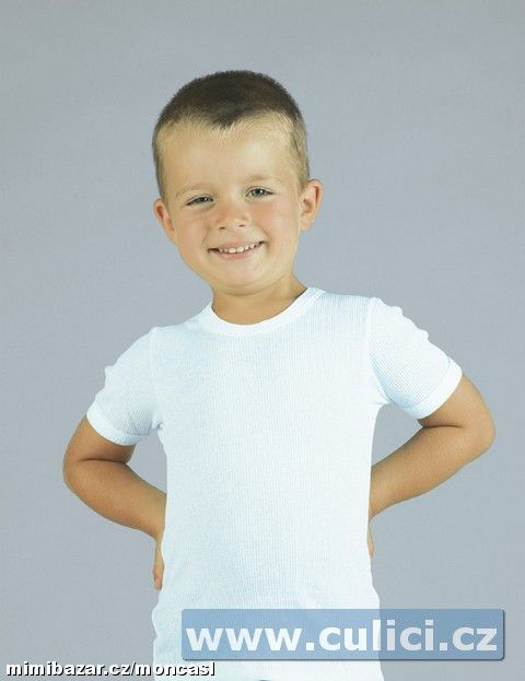 Dětské bavlněné tričko s krátkým rukávem Teodor