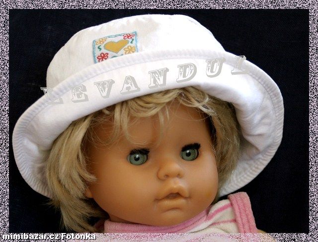 KLOBOUK KLOBOUČEK 100% BAVLNA obvod hlavy 44cm UNI