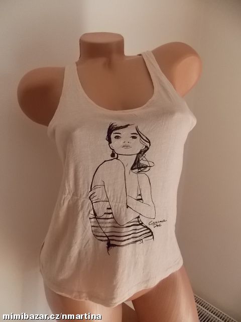 Reiss starorůžové tílko V. M