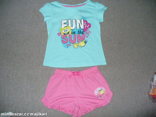 Pyžamo Sponge Bob vel.128, 