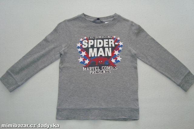 TRIČKO SPIDERMAN od H&M vel. 98/104