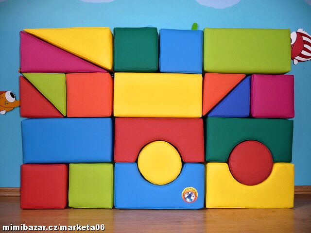 Omyvatelná molitanová stavebnice - sestava B11