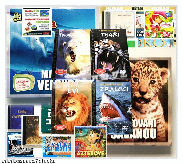 SBÍRKA CD, DVD, POHÁDEK, PC HER, PÍSNIČEK...