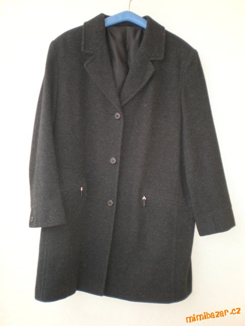 zimní šedivý kabát H&M, možno i oversize