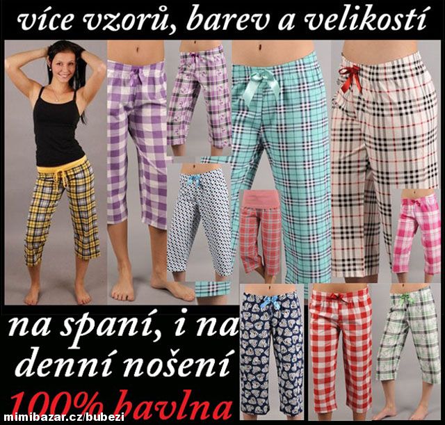 DÁMSKÉ KRÁTKÉ CAPRI KALHOTY-TŘÍČTVRTEČNÍ-BAVLNĚNÉ
