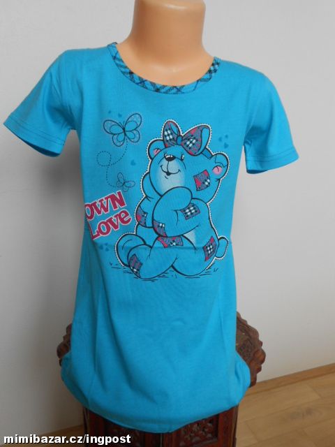 PYŽAMOVÁ NOČNÍ KOŠILKA vel.104/110 /K1659/