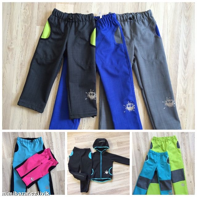 NOVINKA-SOFTSHELLOVÉ KALHOTY