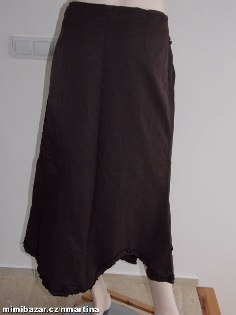 Promod čokoládová sukně V. 40