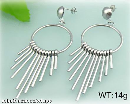 NOVINKA ! KRÁSNÉ NÁUŠNICE Z CHIR. OCELI-SKLADEM!