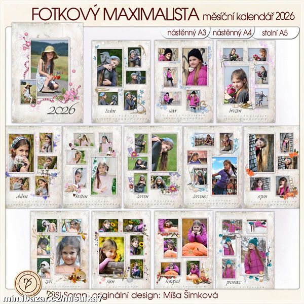 Kalendář 2026 - Fotkový maximalista