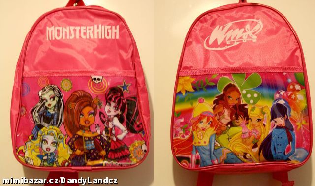 Batoh / batůžek Monster HIGH, WINX