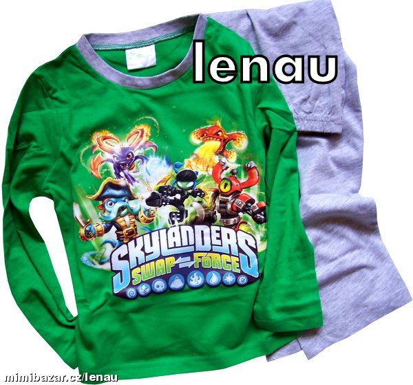 Pyžamo s příšerkami - Skylanders