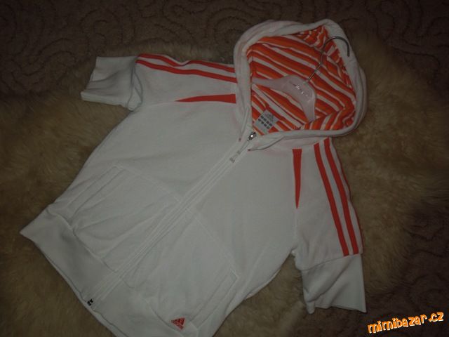 Bílá mikina Adidas - nenošená