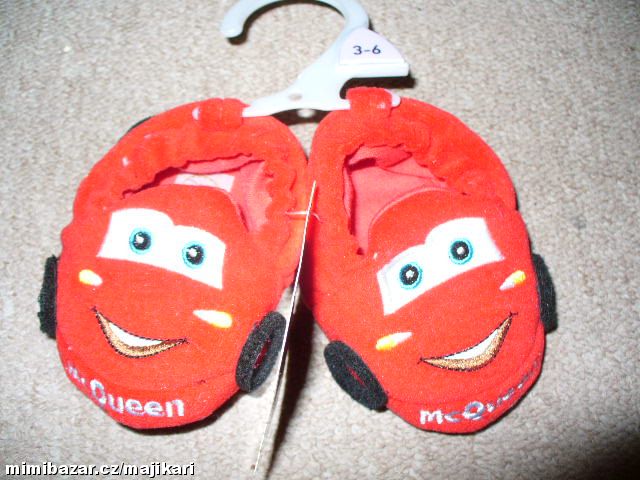 Capáčky Cars Disney 0, 6, 12 měsíců