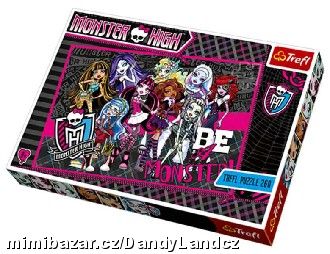 TREFL PUZZLE 260 dílků MONSTER HIGH Školní gang