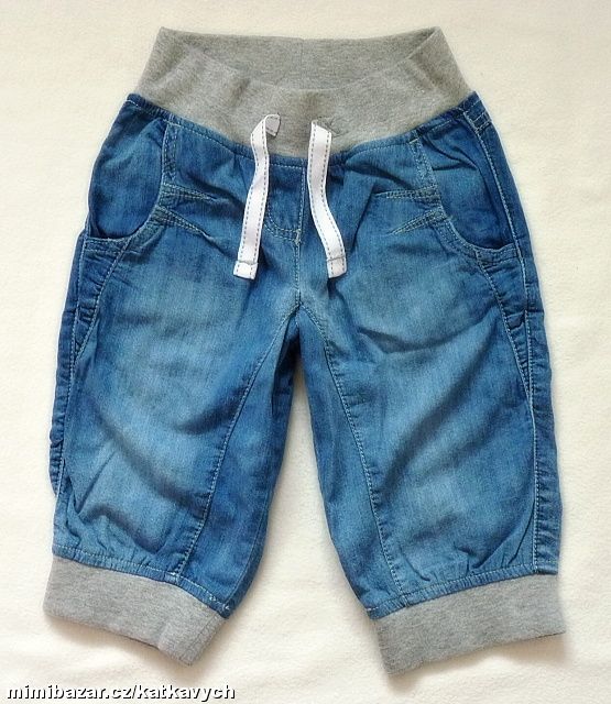Dívčí 3/4 džíny - vel. 116