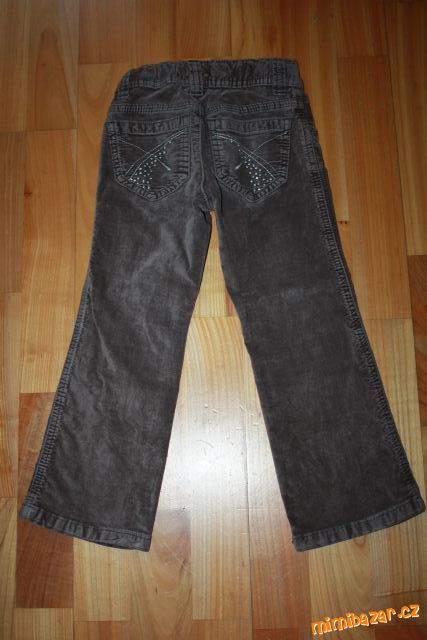 krásné sametové kalhoty s kamínky GAP v.104 (T4)