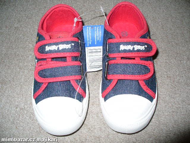 Tenisky plátěné Angry Birds vel.28, 