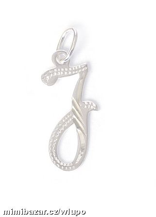 Písmeno J - stříbro 925/1000