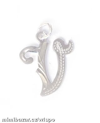 Písmeno V - stříbro 925/1000