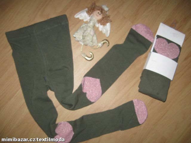 PUNČOCHÁČKY srdíčko zn. H&M SKLADEM V. 11/2 - 2 R