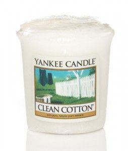 Clean cotton votivní svíčka Yankee candle