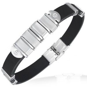 Krásný módní náramek z chirurgické oceli SKLADEM
