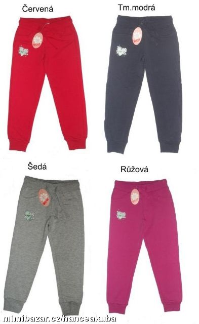 Dětské tepláky WOLF dívčí velikost 110