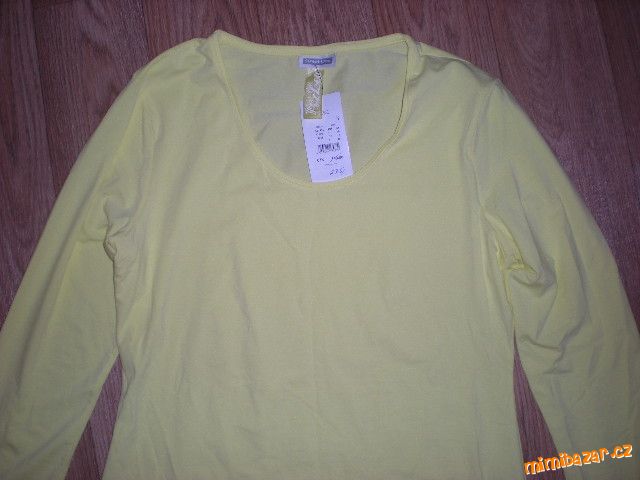 dámské citronově žluté tričko vel. 44