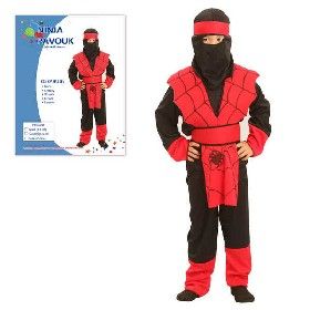 Karnevalový kostým Ninja Pavouk vel. S 110-120 cm