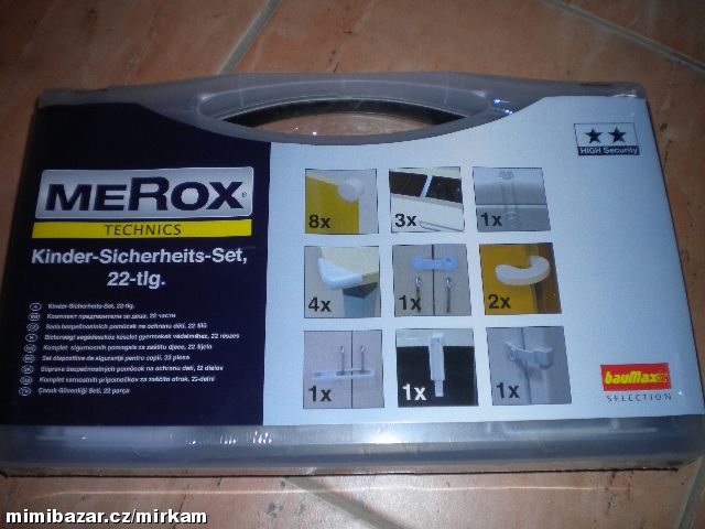 sada dětských pojistek