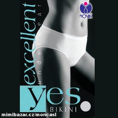 Bezešvé kalhotky, bikiny BÍLÉ